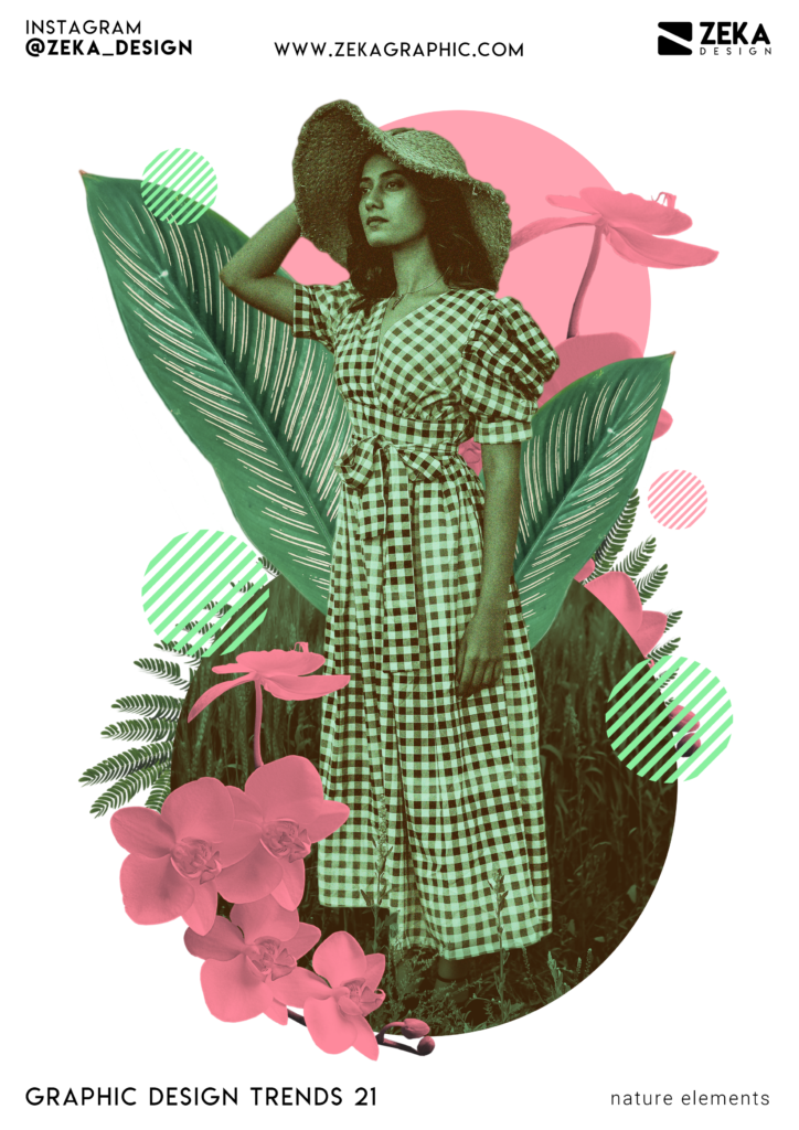 Graphic design trends, inspired by mother nature