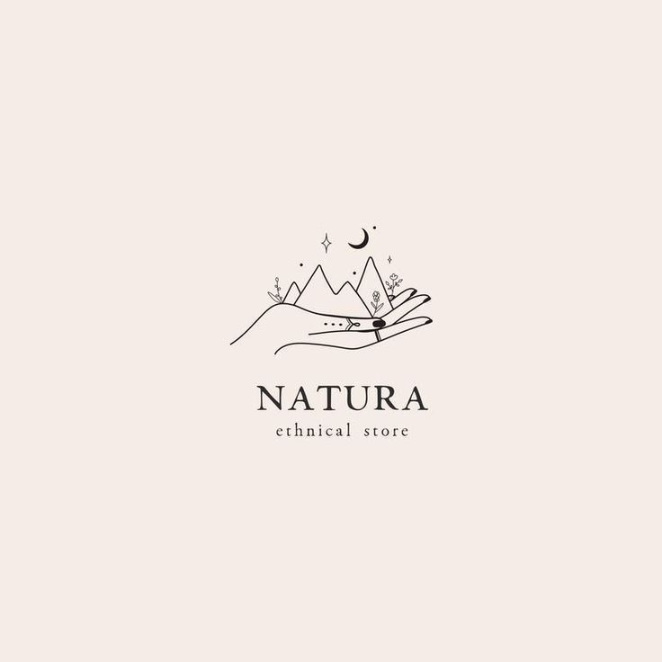 NATURE theme minimal graphic