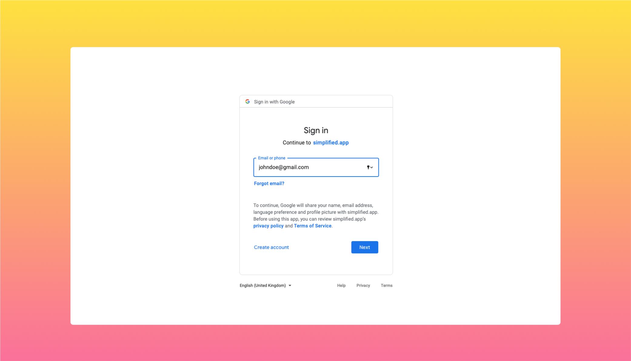 log in to simplified for all your designing needs 