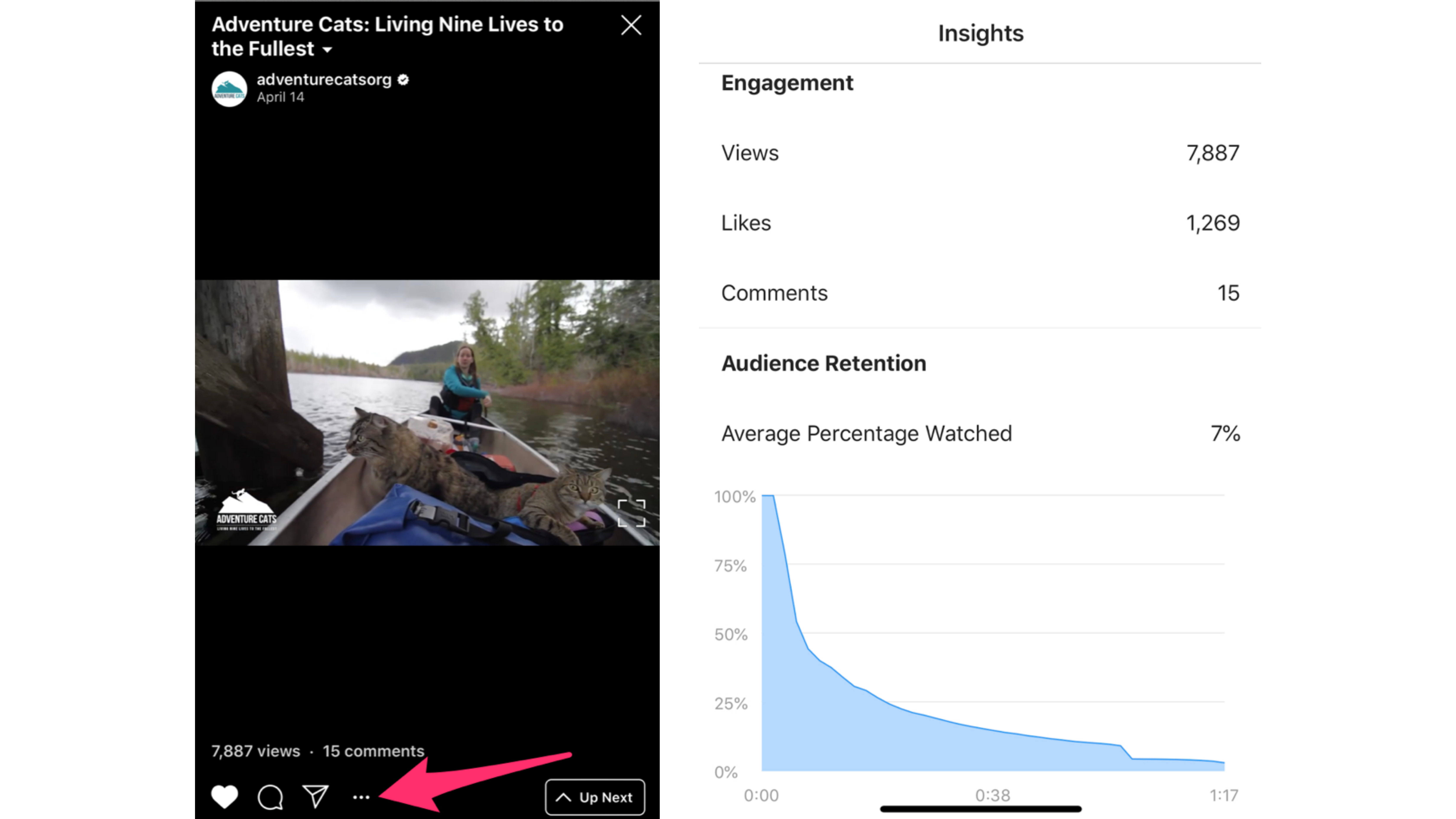 IGTV Analytics