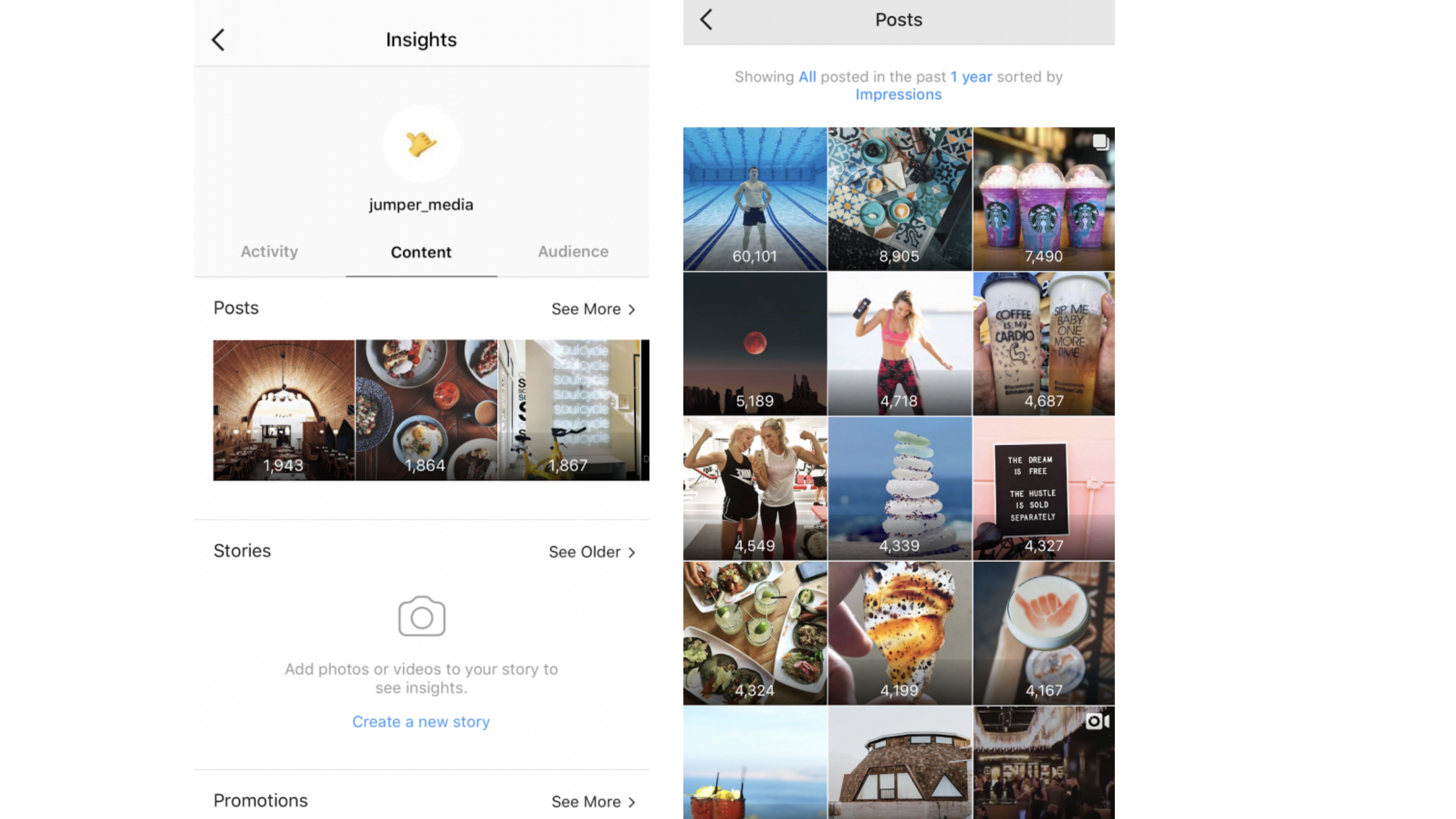 Instagram Feed Post Insights