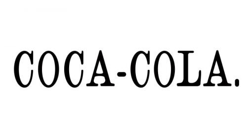 Coca Cola first logo