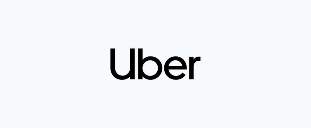 Uber type logo