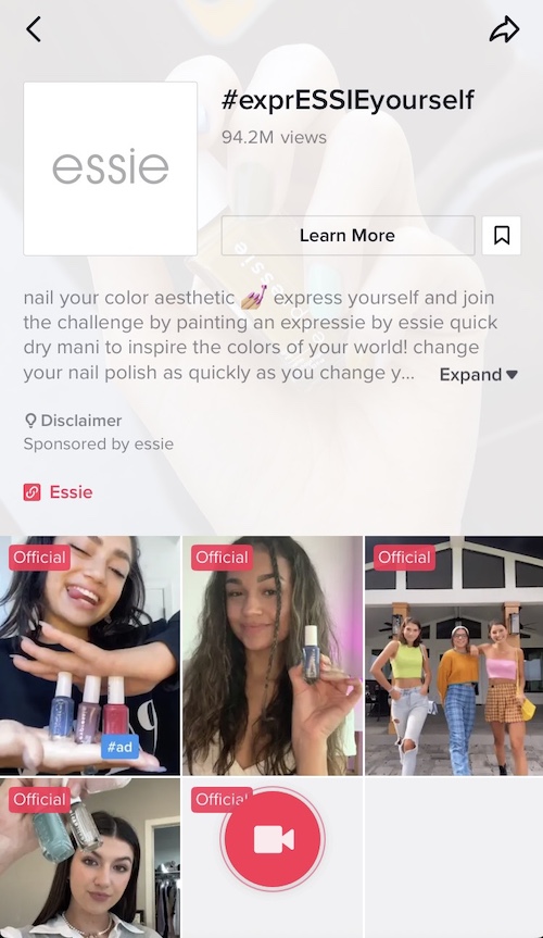 Essie branding challenge