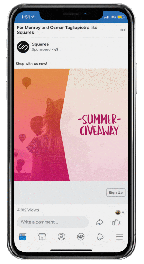 fb ad example gif