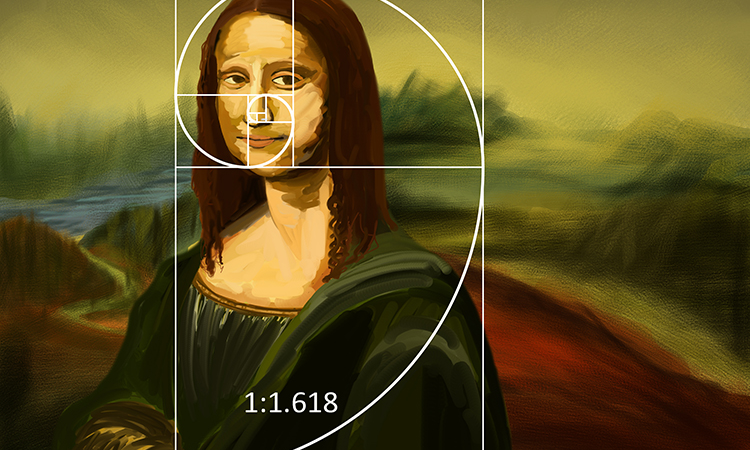 Mona Lisa with Golden spiral
