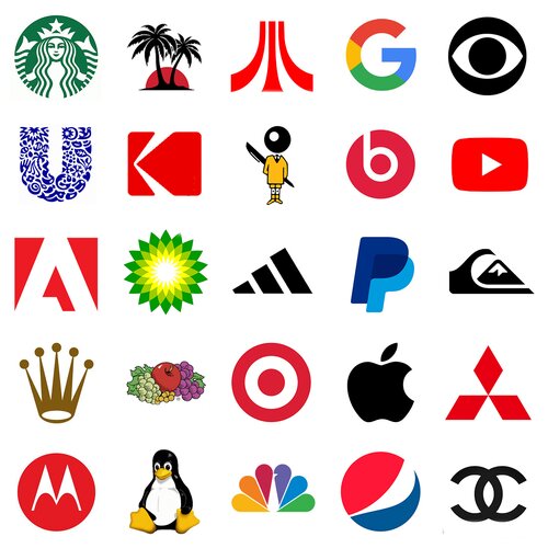 recognisable brand logos