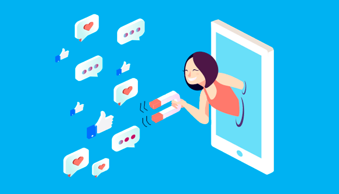 social media magnet