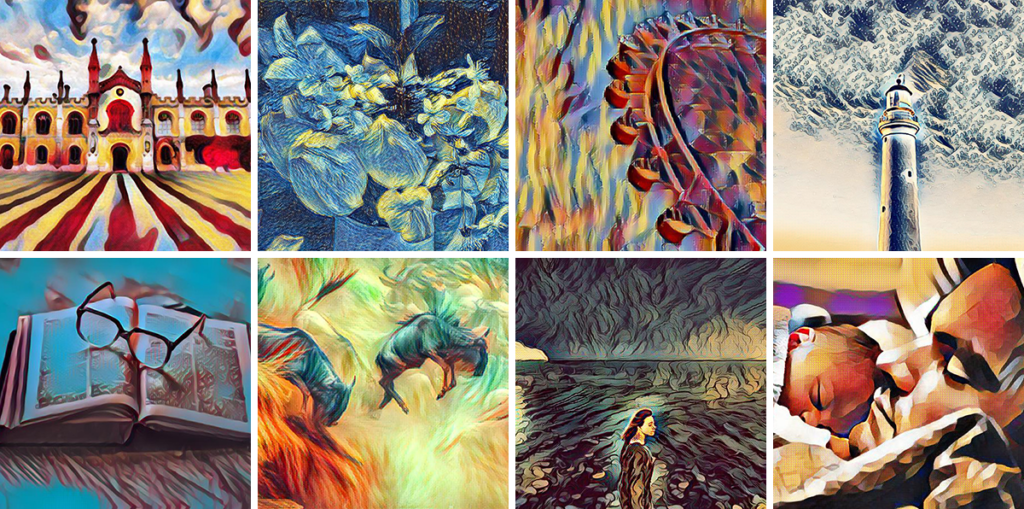 Examples of Art generated by GoArt Ai tool