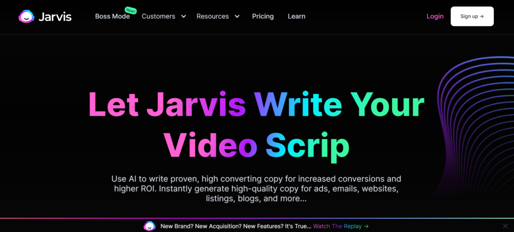 Copy Ai tool: Jarvis 