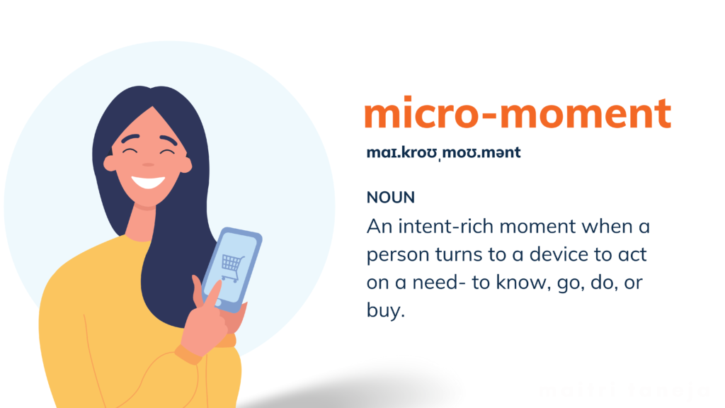 Micro moments definition infographic