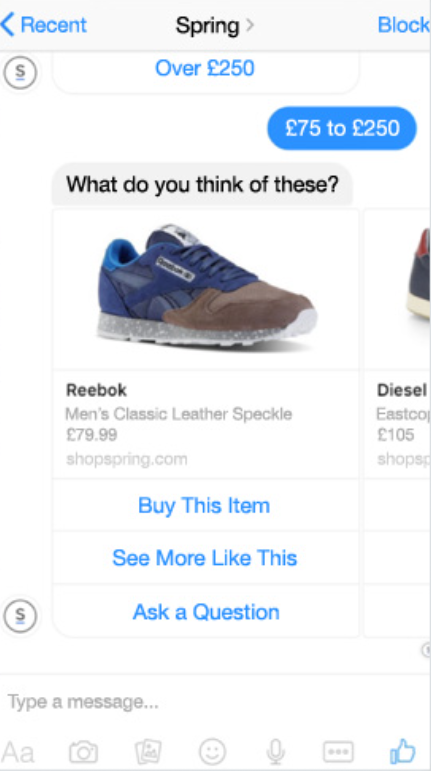 Facebook ad description messenger