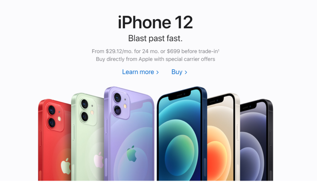 iPhone12-brand examples of catchy subheadings