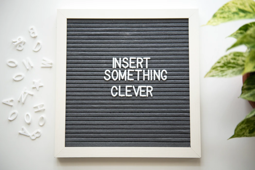 text board social media quote copy ai